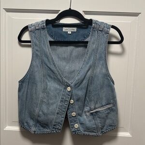 Lucky Brand Light Blue Denim Vest